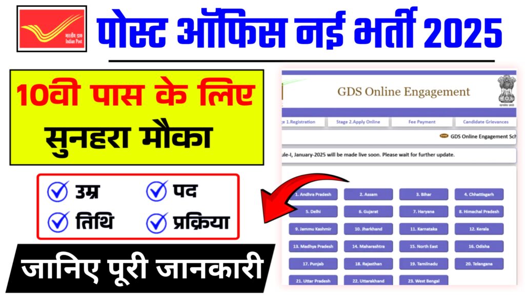 Indian Post Office GDS Bharti 2025